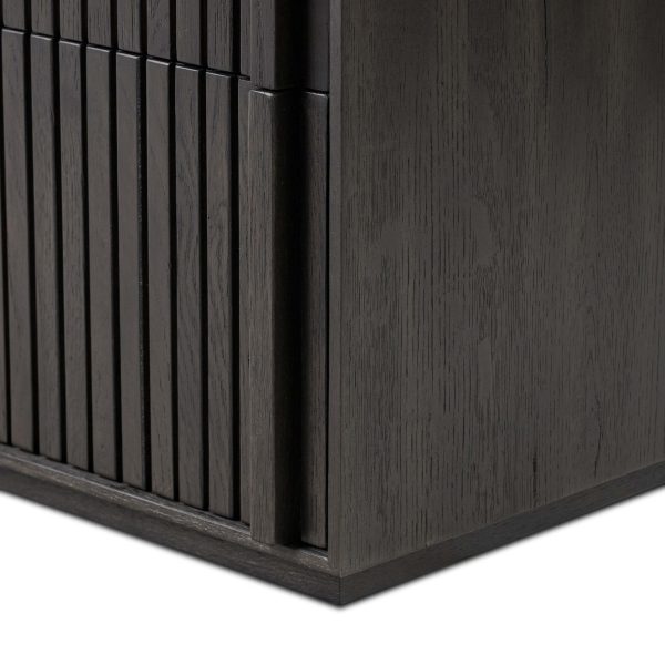 Leo 6 Drawer Dresser, Smoked Black Supply