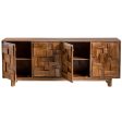 Mondrian Sideboard, Brown Fashion