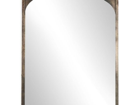 Troyes Floor Mirror, Burnished Charcoal Supply