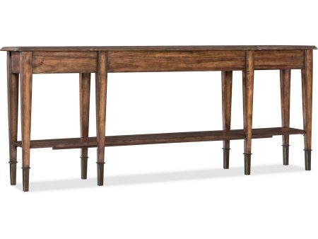 Skinny Console Table, Medium Wood Supply