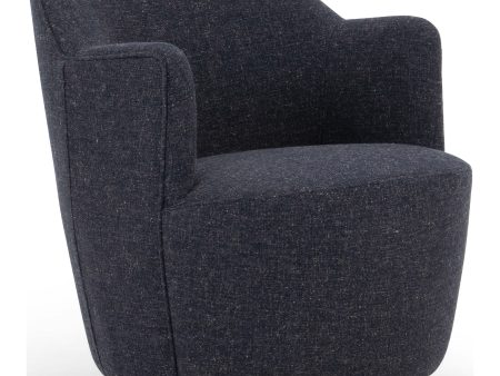 Aurora Swivel Chair, Thames Slate For Cheap