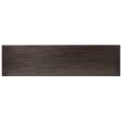 Leo 6 Drawer Dresser, Smoked Black Supply