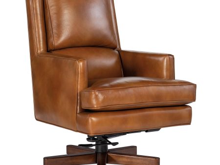 Wright Executive Swivel Tilt Leather Chair, Voyage Cedar Online