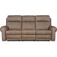 Duncan Leather Power Sofa, Kalahari Camel Online now