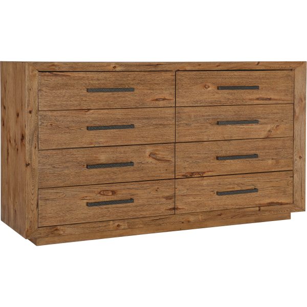 Big Sky 8 Drawer Dresser, Vintage Natural Fashion