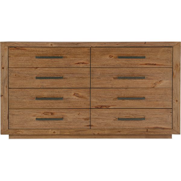 Big Sky 8 Drawer Dresser, Vintage Natural Fashion