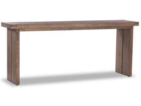 Warby Console Table, Worn Oak on Sale