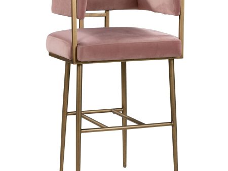 Astrid Bar & Counter Stool, Blush Online Sale