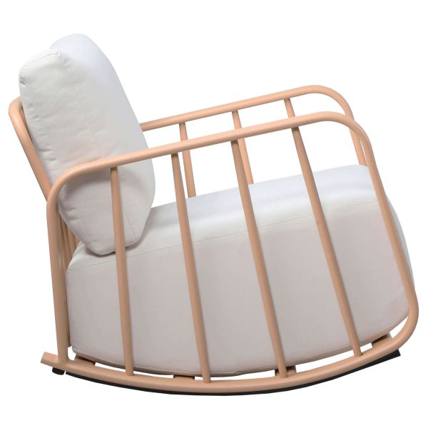 Violette Outdoor Rocking Chair, Terracotta Sale