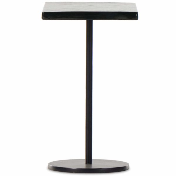 Zevon End Table, Moss Cast Glass Online