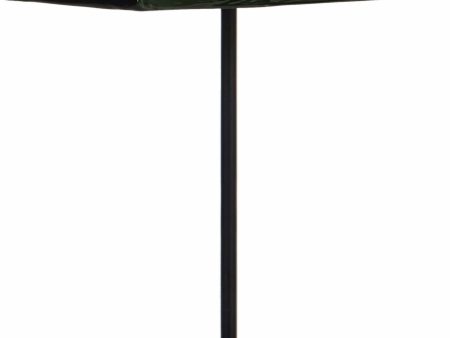 Zevon End Table, Moss Cast Glass Online