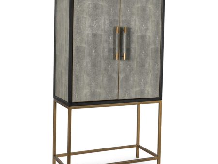 Mako Bar Cabinet, Grey Fashion