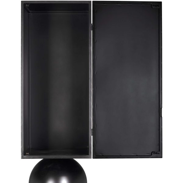 Pillar Cabinet, Matte Black Hot on Sale