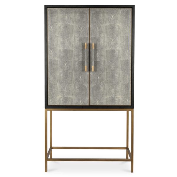 Mako Bar Cabinet, Grey Fashion