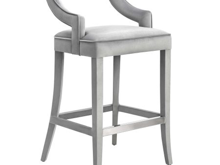 Tiffany Bar & Counter Stool, Grey Online now