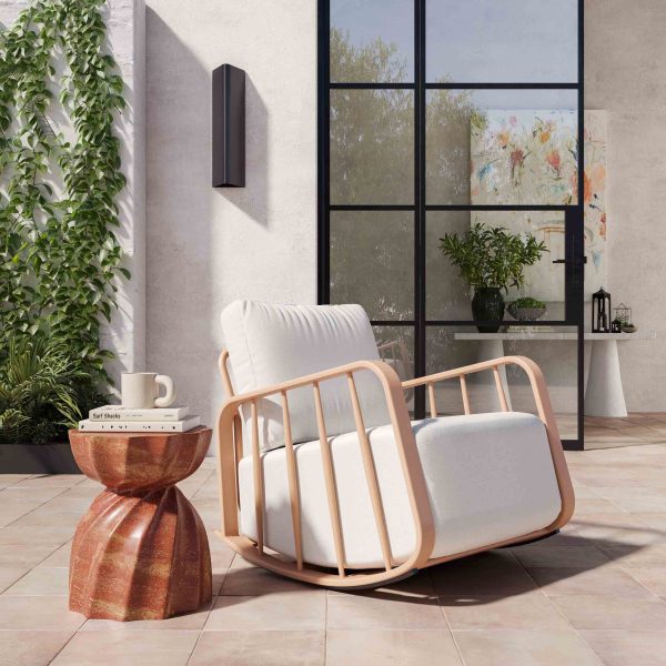 Violette Outdoor Rocking Chair, Terracotta Sale