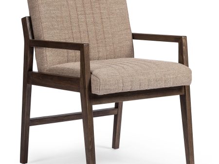 Alice Dining Arm Chair, Alcala Fawn Hot on Sale