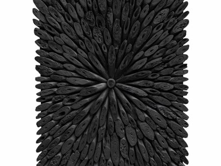 Bahama Wood Wall Decor, Black Cheap