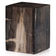 Buck End Table, Dark Petrified Wood on Sale