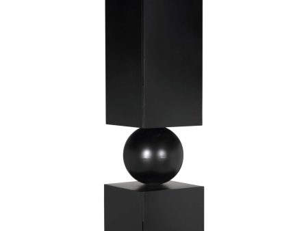 Pillar Cabinet, Matte Black Hot on Sale