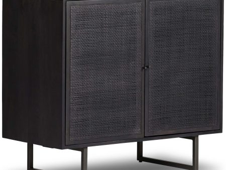 Carmel Small Cabinet, Black Wash Online now