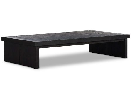 Warby Coffee Table, Worn Black Discount