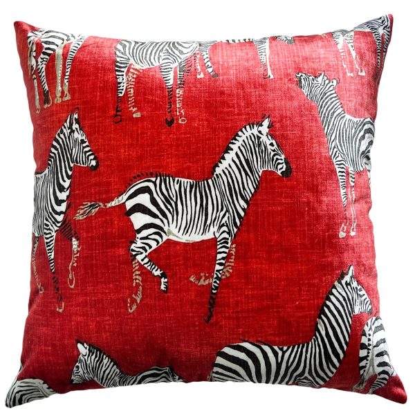 Amber Pillow, Red Zebra Online Sale