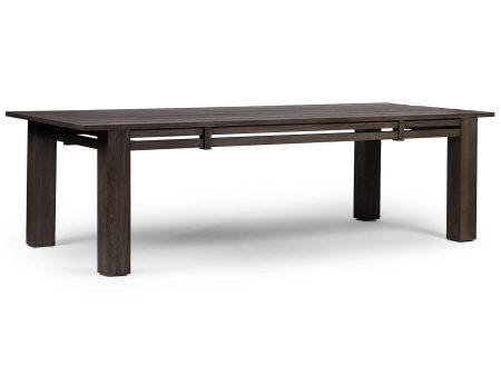 Willow Dining Table, Weathered Elm Discount