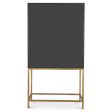 Mako Bar Cabinet, Grey Fashion