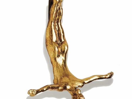 Wall Diver-Female, Gold Leaf Fashion