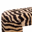 Zebra Bench, Brown Stripe Online Hot Sale