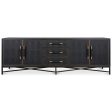 Mako Large Sideboard, Black For Sale