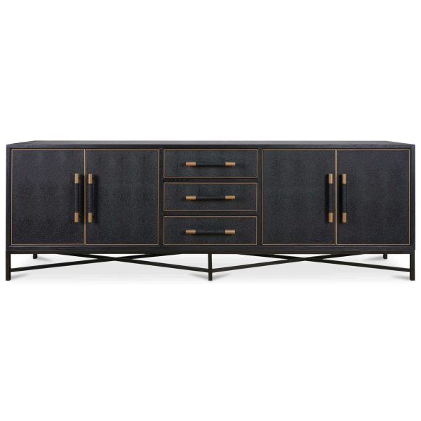 Mako Large Sideboard, Black For Sale