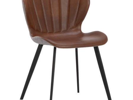 Arabella Dining Chair, Bravo Cognac November Grey, Set of 2 Online