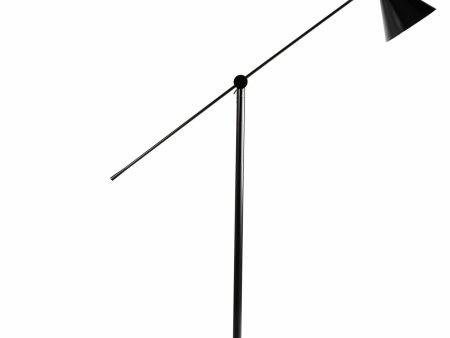 Watkins Floor Lamp, Jet Black Cheap