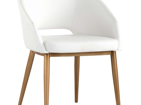 Thatcher Dining Chair, Snow Champagne Gold Online