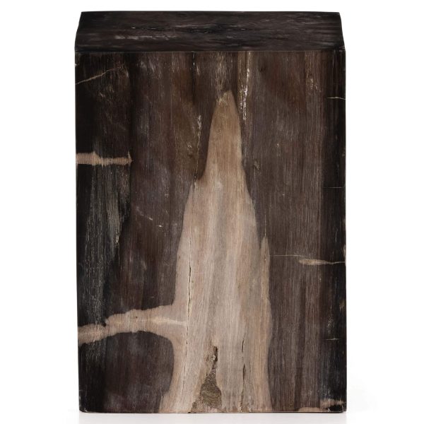 Buck End Table, Dark Petrified Wood on Sale