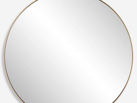 Cabell Small Mirror, Brass Supply