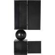 Pillar Cabinet, Matte Black Hot on Sale