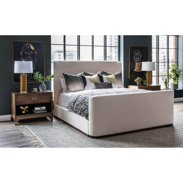 Avery Bed, Ivory Cloud Cheap