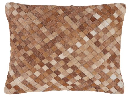 Bradley Lumbar Pillow, Brown Hide Online