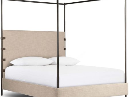 Anderson Canopy Bed, Palm Ecru Online