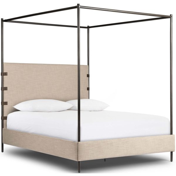 Anderson Canopy Bed, Palm Ecru Online