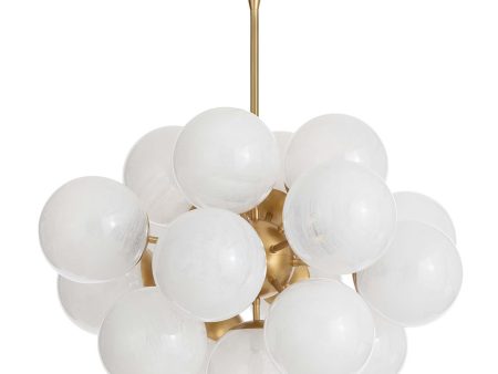 Shine Swirled Glass Chandelier Cheap