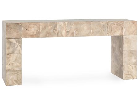 Anders Console Table, Cream Wash For Sale