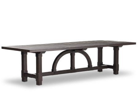 The Arch Dining Table, Medium Brown For Discount