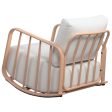 Violette Outdoor Rocking Chair, Terracotta Sale