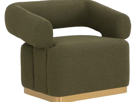 Aggie Swivel Chair, Copenhagen Olive Discount