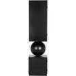 Pillar Cabinet, Matte Black Hot on Sale