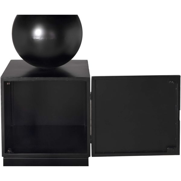 Pillar Cabinet, Matte Black Hot on Sale